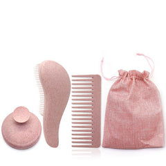 "Eco-friendly wheat straw detangler hair brush and scalp massager set"
"Anti-static detangling hair brush for smooth and shiny hair"
"Wheat straw scalp massager brush for healthy hair growth"
"Plastic detangler hair brush with ergonomic handle design"
"Multi-color eco-friendly detangler brush and scalp massage set"
"Sustainable ABS and TPEE hair brush for removing knots and tangles"
"Gentle scalp massager brush for reducing frizz and breakage