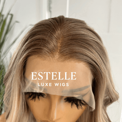 Long Rooted Blonde with Soft Beachy Waves Synthetic Lace Front Wig -Diaz/04 - EstelleLuxeWigs