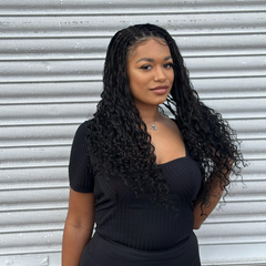 Black Knotless Boho Braids Full Lace Wig -NADIA - EstelleLuxeWigs