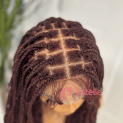 Long Braided Boho Gluleless  Lace Front Wig | baby Hair   -Kilani - EstelleLuxeWigs