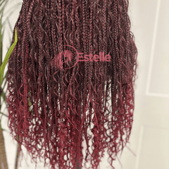 Long Braided Boho Gluleless  Lace Front Wig | baby Hair   -Kilani - EstelleLuxeWigs