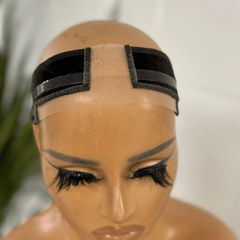 Estelle Luxe Lace Grip Wig Band – Adjustable Velvet No-Slip Band with Transparent Lace - EstelleLuxeWigs