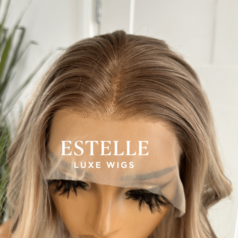 Long Rooted Blonde with Soft Beachy Waves Synthetic Lace Front Wig -Diaz/04 - EstelleLuxeWigs