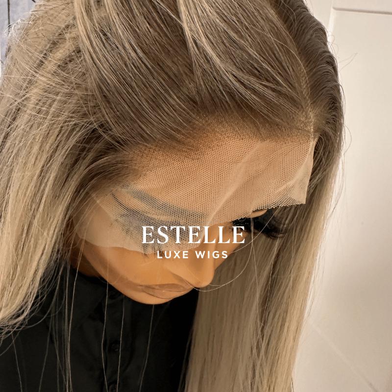 Glueless Long Straight Mixed Blonde  Mix  13 by 6 Synthetic Lace Front Wig -AMY - EstelleLuxeWigs