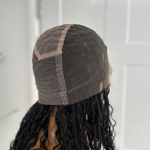 Black Knotless Boho Braids Full Lace Wig -NADIA - EstelleLuxeWigs